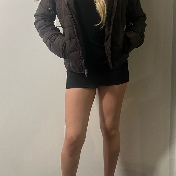 Abercrombie & Fitch Dark Brown Puffer Jacket - Picture 8 of 8